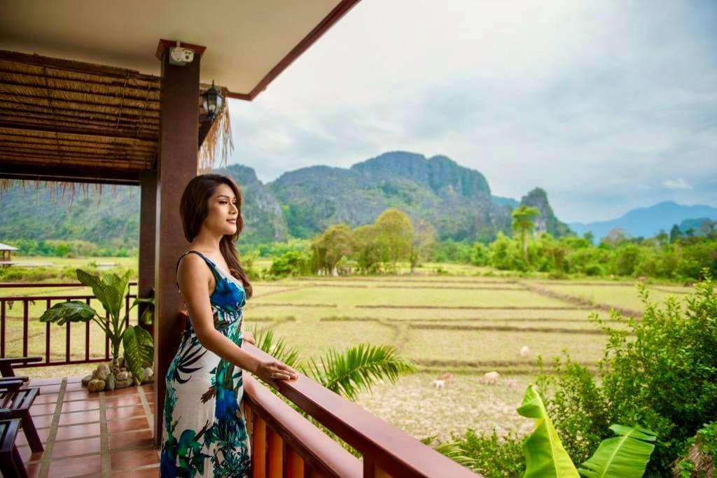 Vang Vieng Savanh Sunset View Resort Kültér fotó