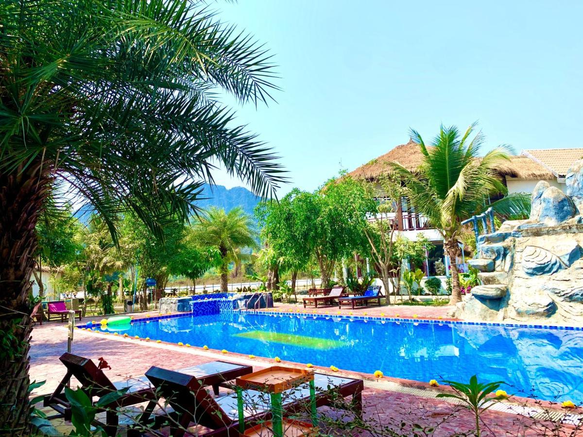 Vang Vieng Savanh Sunset View Resort Kültér fotó